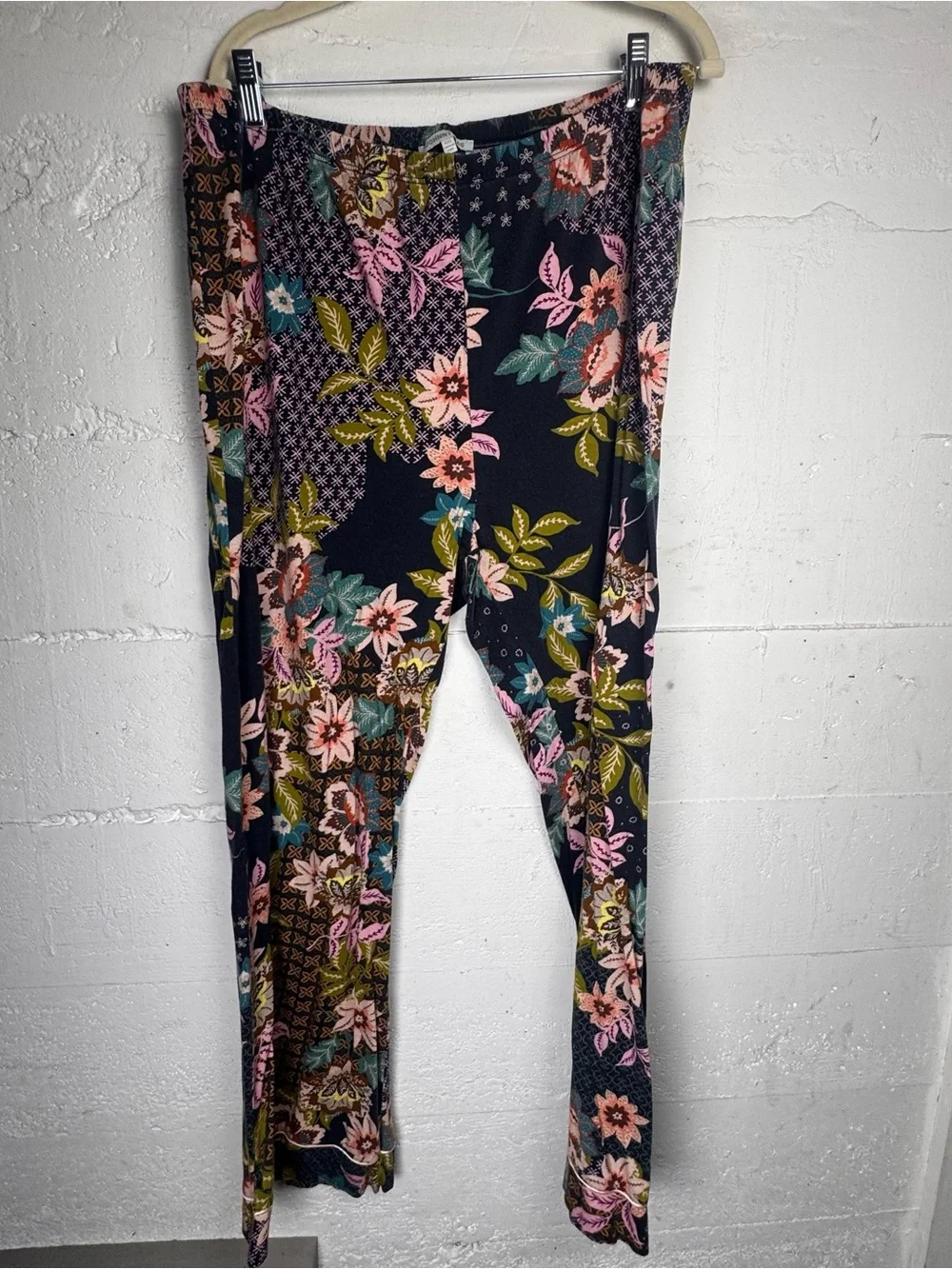 Johnny Was THE CARLY PJ SET XXL Pajama Pants and long sleeve Floral Boho